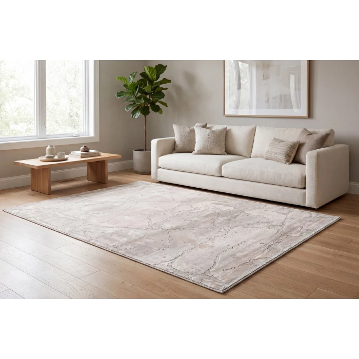 Dynamic Rugs LAZER Light Grey 12676 6ft. 7in. x 9ft. Rect. Rug