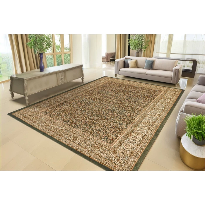 Dynamic Rugs LEGACY Green 58004 5ft. 3in. x 7ft. 7in. Rect. Rug
