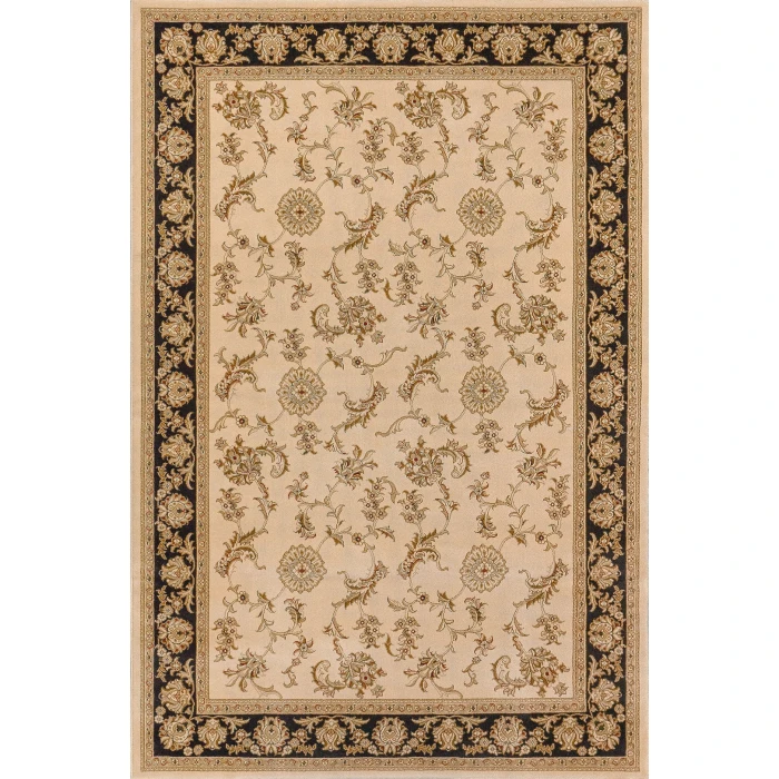 Dynamic Rugs LEGACY Ivory/Black 58017 9ft. x 12ft. 10in. Rect. Rug