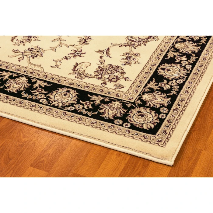 Dynamic Rugs LEGACY Ivory/Black 58017 9ft. x 12ft. 10in. Rect. Rug