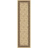 Dynamic Rugs LEGACY Ivory/Black 58017 2ft. 2in. x 7ft. 7in. Rect. Rug
