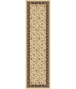 Dynamic Rugs LEGACY Ivory/Black 58017 2ft. 2in. x 7ft. 7in. Rect. Rug