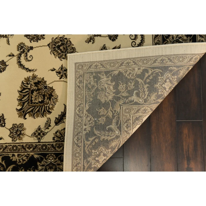 Dynamic Rugs LEGACY Cream/Brown 58020 7ft. 10in. x 10ft. 10in. Rect. Rug