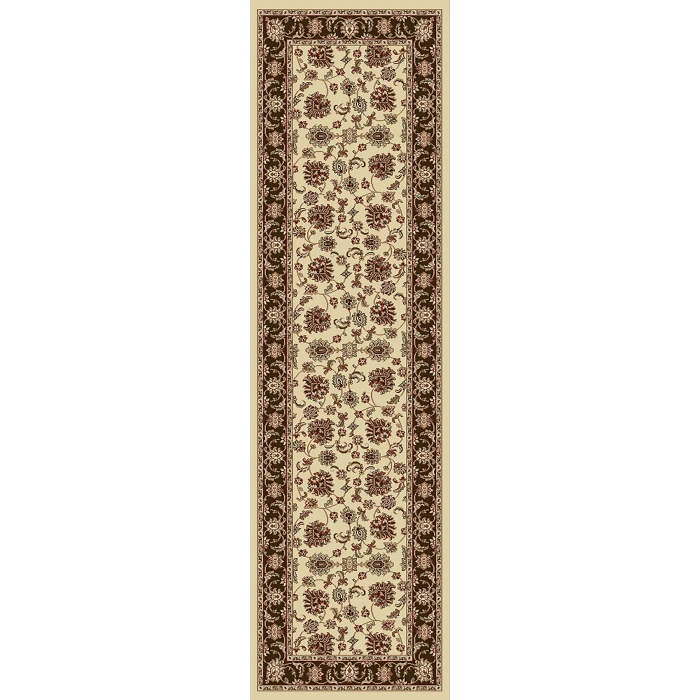 Dynamic Rugs LEGACY Cream/Brown 58020 2ft. 2in. x 7ft. 7in. Rect. Rug