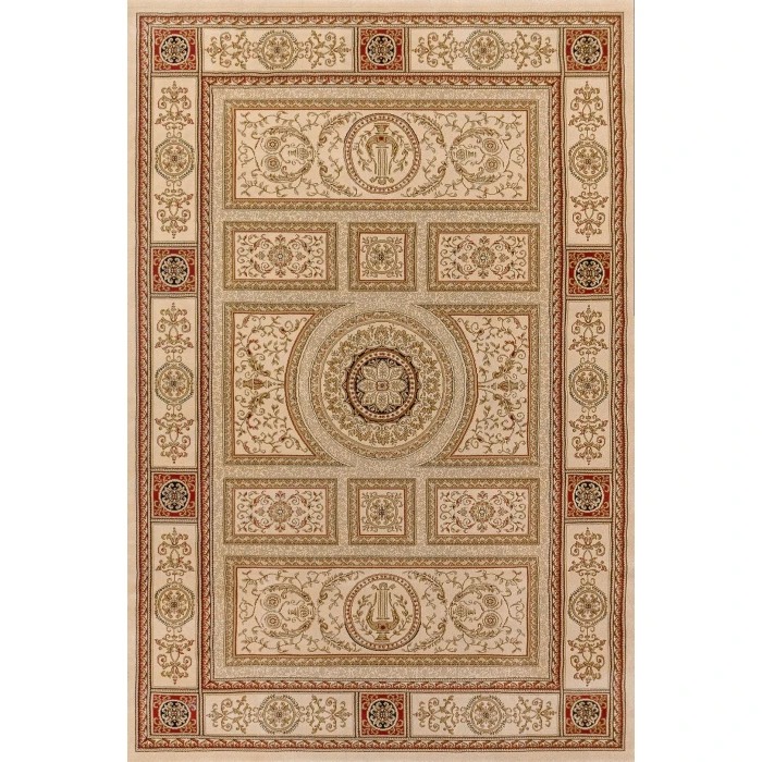 Dynamic Rugs LEGACY Ivory 58021 9ft. x 12ft. 10in. Rect. Rug