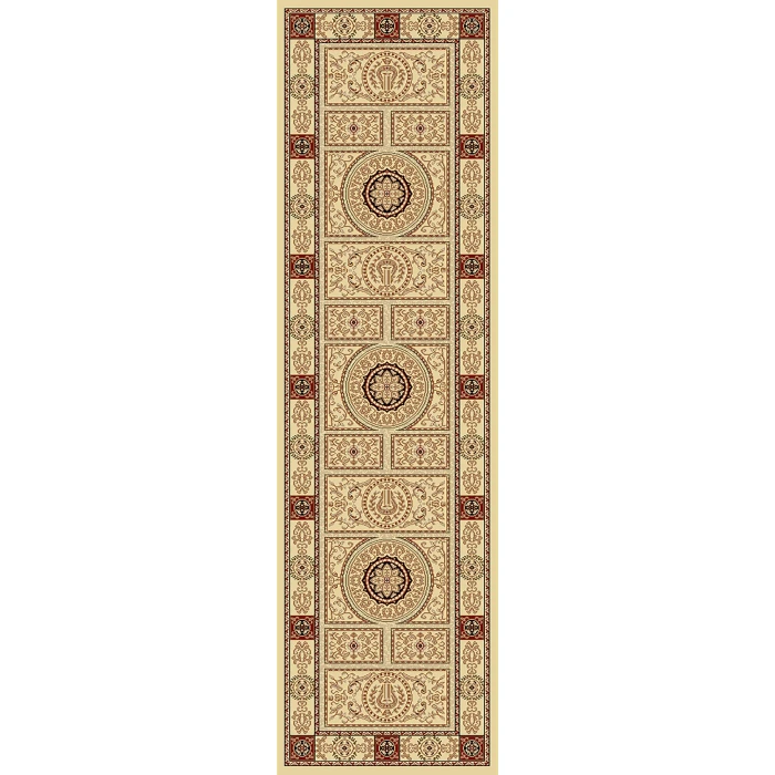Dynamic Rugs LEGACY Ivory 58021 2ft. 2in. x 7ft. 7in. Rect. Rug