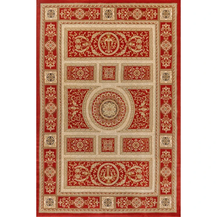 Dynamic Rugs LEGACY Red 58021 5ft. 3in. x 7ft. 7in. Rect. Rug