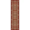 Dynamic Rugs LEGACY Red 58021 2ft. 2in. x 7ft. 7in. Rect. Rug