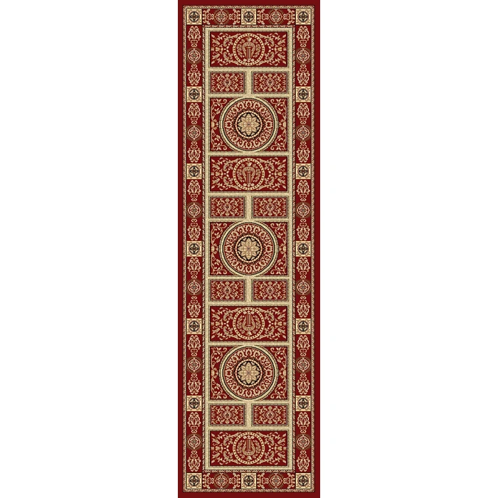 Dynamic Rugs LEGACY Red 58021 2ft. 2in. x 7ft. 7in. Rect. Rug