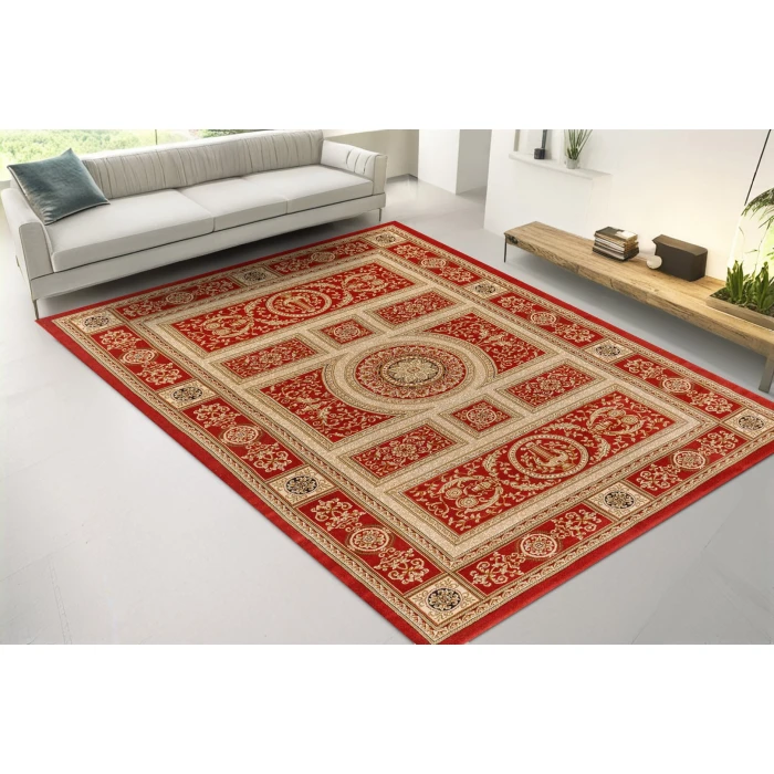 Dynamic Rugs LEGACY Red 58021 2ft. 2in. x 7ft. 7in. Rect. Rug