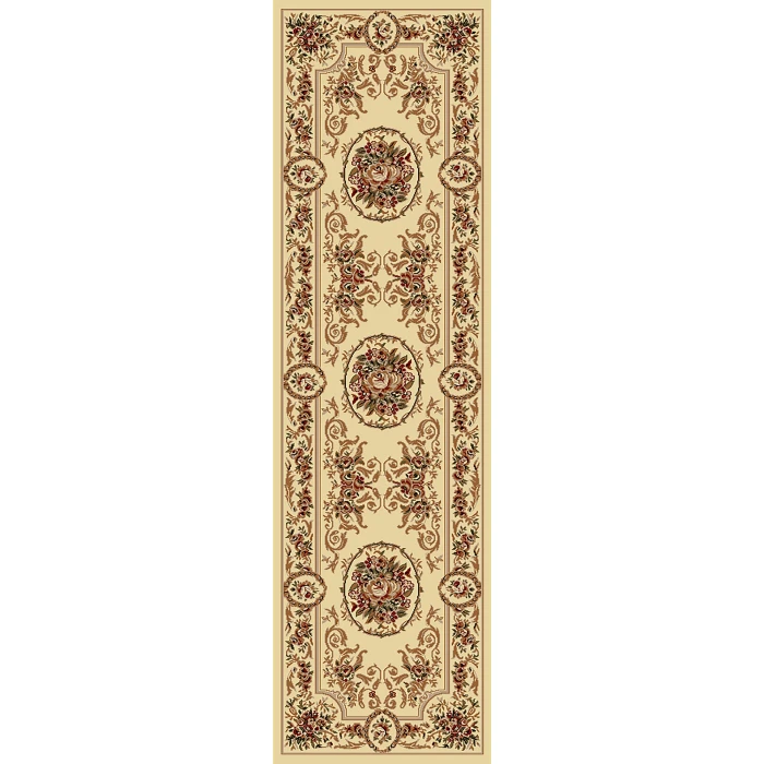 Dynamic Rugs LEGACY Ivory 58022 2ft. 2in. x 7ft. 7in. Rect. Rug