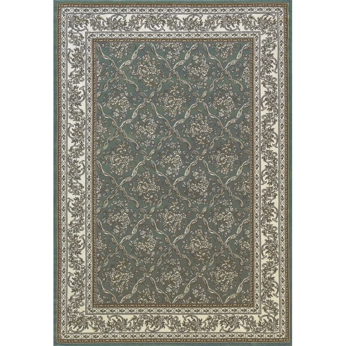 Dynamic Rugs LEGACY Sage/Ivory 58018 2ft. 2in. x 7ft. 7in. Rect. Rug
