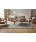 Dynamic Rugs LEON Grey/Beige 13605 9ft. x 12ft. Rect. Rug