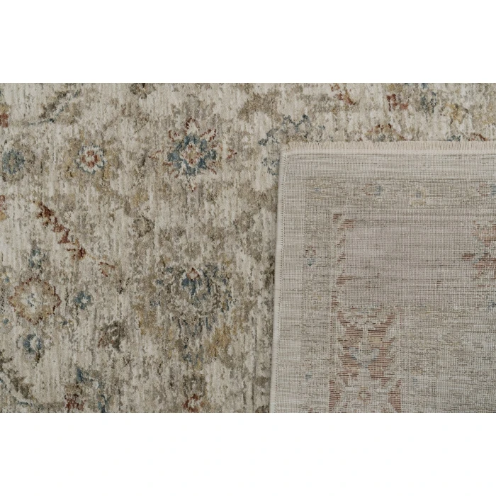 Dynamic Rugs LUMINOUS Cream/Beige/Red 17601 9ft. x 12ft. 6in. Rect. Rug