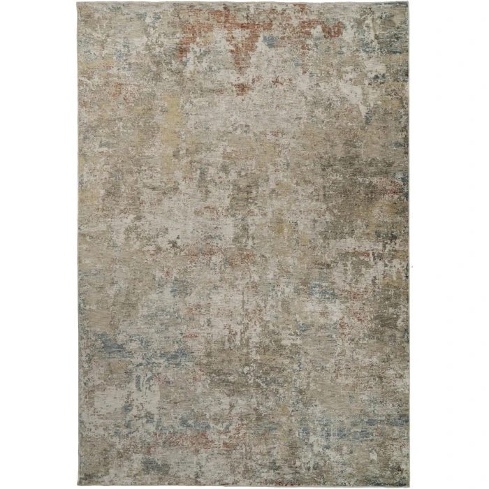 Dynamic Rugs LUMINOUS Cream/Multi 17602 6ft. 7in. x 9ft. 6in. Rect. Rug