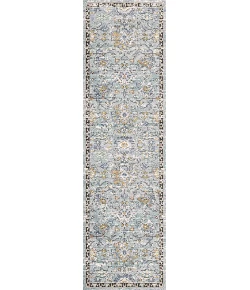 Dynamic Rugs MABEL Aqua/Multi 4092 2ft. 2in. x 7ft. 7in. Rect. Rug