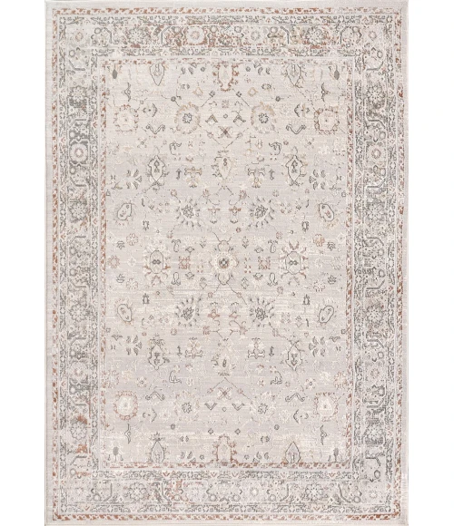 Dynamic Rugs MARINA Grey/Rose 8050 5ft. 3in. x 7ft. Rect. Rug