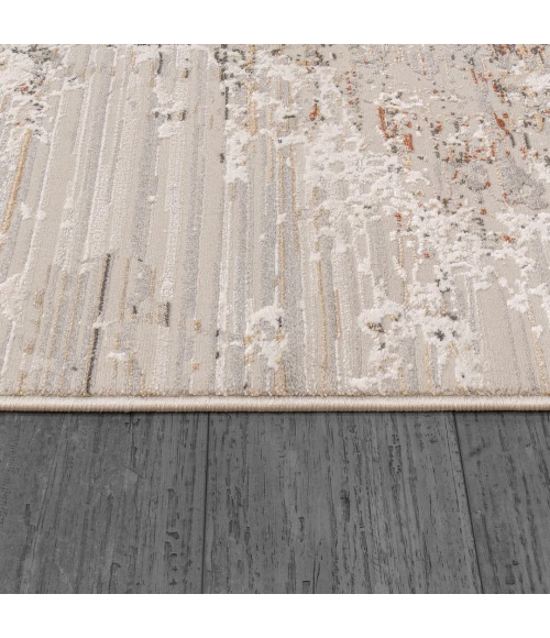 Dynamic Rugs MARINA White/Rose 8051 5ft. 3in. x 7ft. Rect. Rug