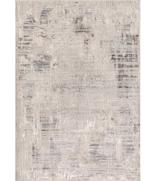 Dynamic Rugs MARINA White/Grey 8052 5ft. 3in. x 7ft. Rect. Rug