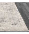 Dynamic Rugs MARINA White/Grey 8052 5ft. 3in. x 7ft. Rect. Rug