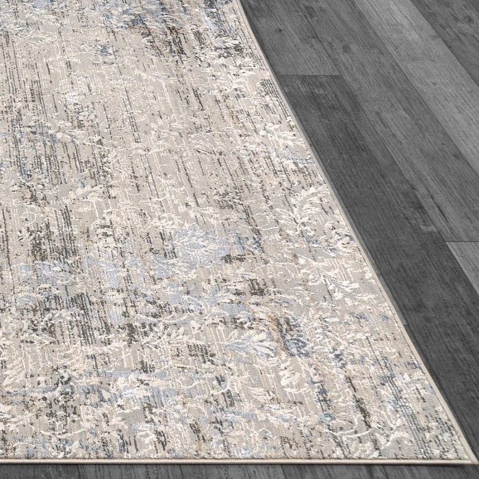 Dynamic Rugs MARINA Grey/Rose 8054 7ft. 10in. x 10ft. Rect. Rug