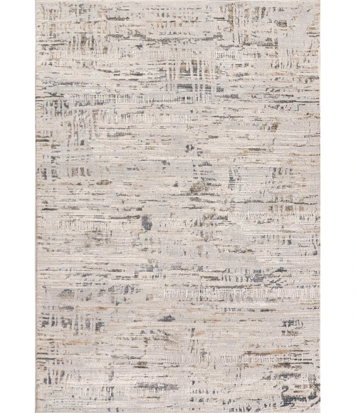 Dynamic Rugs MARINA White/Grey 8055 5ft. 3in. x 7ft. Rect. Rug