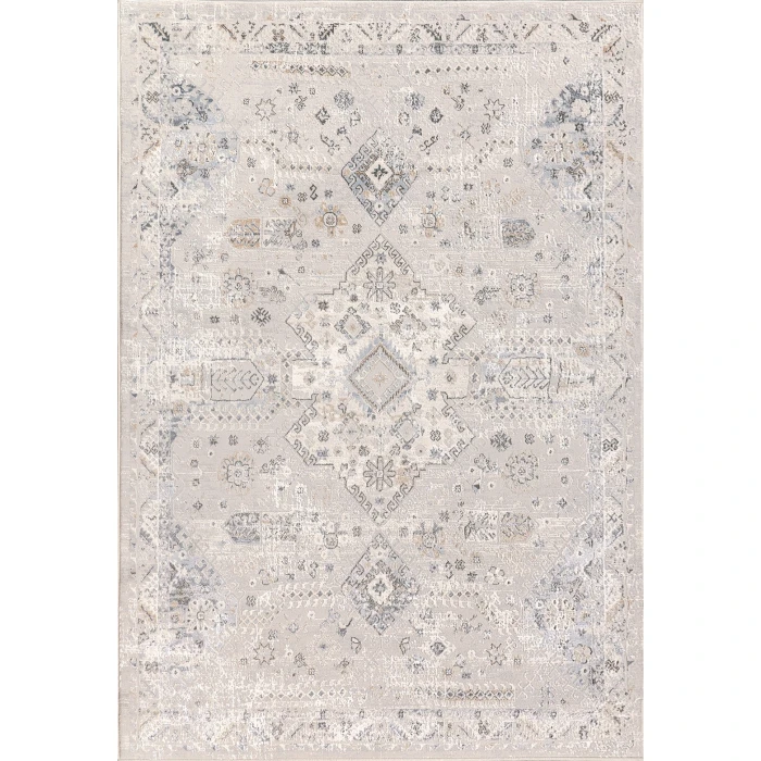 Dynamic Rugs MARINA Grey/Blue 8056 5ft. 3in. x 7ft. Rect. Rug