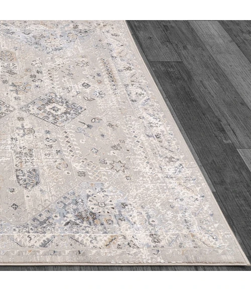 Dynamic Rugs MARINA Grey/Blue 8056 5ft. 3in. x 7ft. Rect. Rug