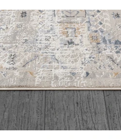 Dynamic Rugs MARINA Grey/Blue 8056 5ft. 3in. x 7ft. Rect. Rug