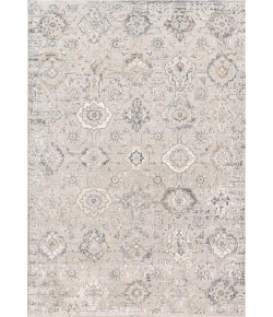 Dynamic Rugs MARINA White/Grey 8057 5ft. 3in. x 7ft. Rect. Rug