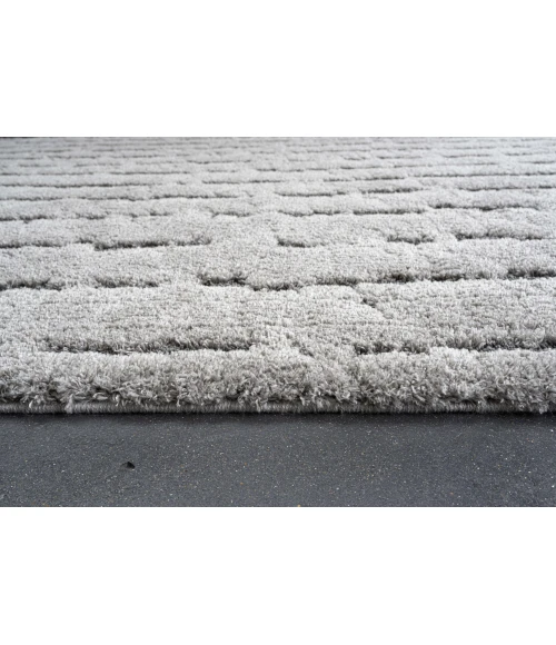 Dynamic Rugs MASAI Grey 14001 9ft. 2in. x 12ft. Rect. Rug