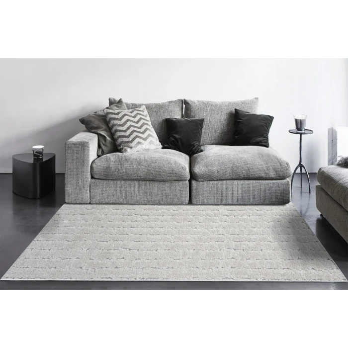 Dynamic Rugs MASAI Grey 14001 7ft. 10in. x 10ft. 10in. Rect. Rug
