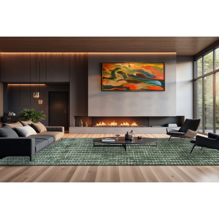 Dynamic Rugs MASAI Sage 14002 7ft. 10in. x 10ft. 10in. Rect. Rug