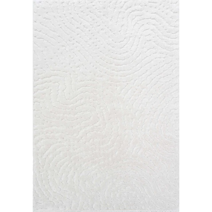 Dynamic Rugs MASAI White 14024 7ft. 10in. x 10ft. 10in. Rect. Rug