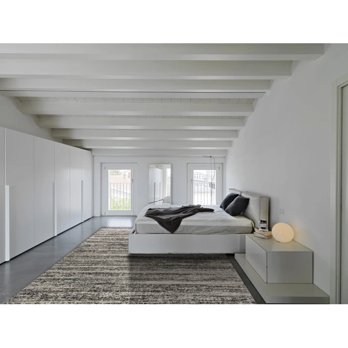 Dynamic Rugs MEHARI Black/White 23094 7ft. 10in. x 10ft. 10in. Rect. Rug