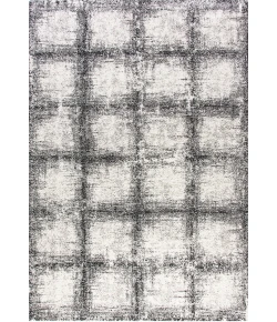 Dynamic Rugs MEHARI Black/White 23095 7ft. 10in. x 10ft. 10in. Rect. Rug