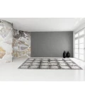 Dynamic Rugs MEHARI Black/White 23095 7ft. 10in. x 10ft. 10in. Rect. Rug