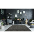 Dynamic Rugs MEHARI Dark Grey/Ivory 23160 2ft. x 3ft. 11in. Rect. Rug