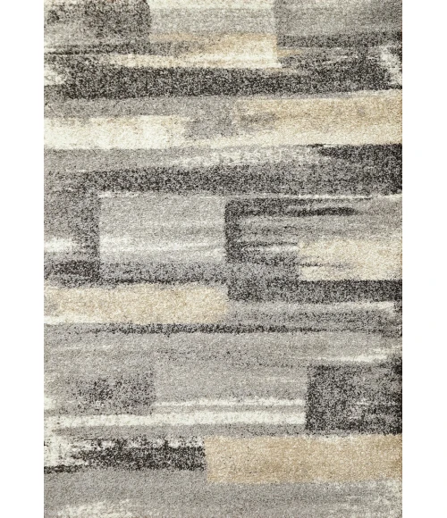 Dynamic Rugs MEHARI Grey/Charcoal 23258 5ft. 3in. x 7ft. 7in. Rect. Rug