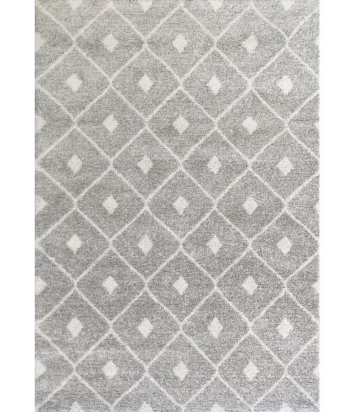 Dynamic Rugs MEHARI Grey/Ivory 23275 7ft. 10in. x 10ft. 10in. Rect. Rug