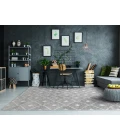 Dynamic Rugs MEHARI Grey/Ivory 23275 7ft. 10in. x 10ft. 10in. Rect. Rug