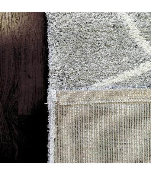 Dynamic Rugs MEHARI Grey/Ivory 23277 7ft. 10in. x 10ft. 10in. Rect. Rug