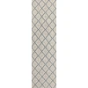 Dynamic Rugs MELISSA Ivory/Grey 4232 2ft. 2in. x 7ft. 3in. Rect. Rug