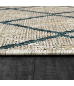 Dynamic Rugs MELISSA Ivory/Grey 4232 2ft. 2in. x 7ft. 3in. Rect. Rug