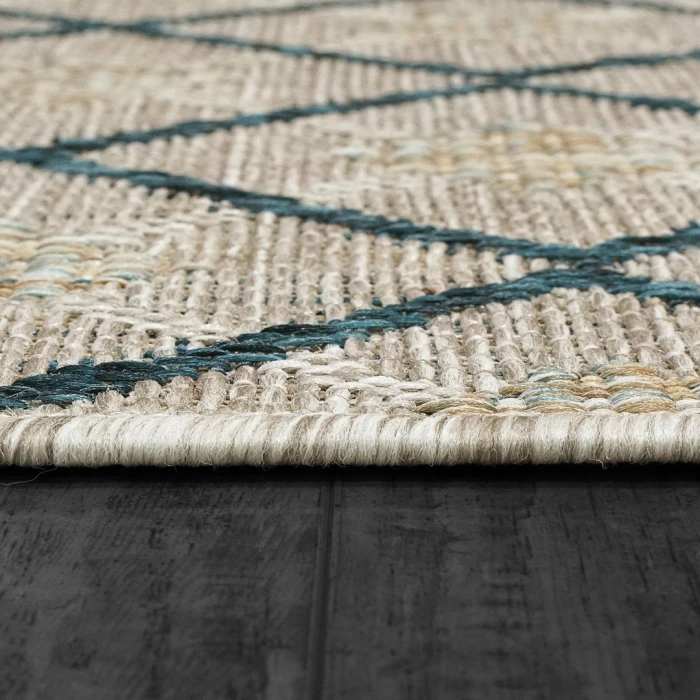 Dynamic Rugs MELISSA Ivory/Grey 4232 2ft. 2in. x 7ft. 3in. Rect. Rug