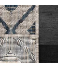 Dynamic Rugs MELISSA Grey/Blue 4232 2ft. 2in. x 7ft. 3in. Rect. Rug