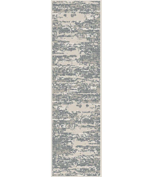 Dynamic Rugs MELISSA Grey/Blue 4234 2ft. 2in. x 7ft. 3in. Rect. Rug