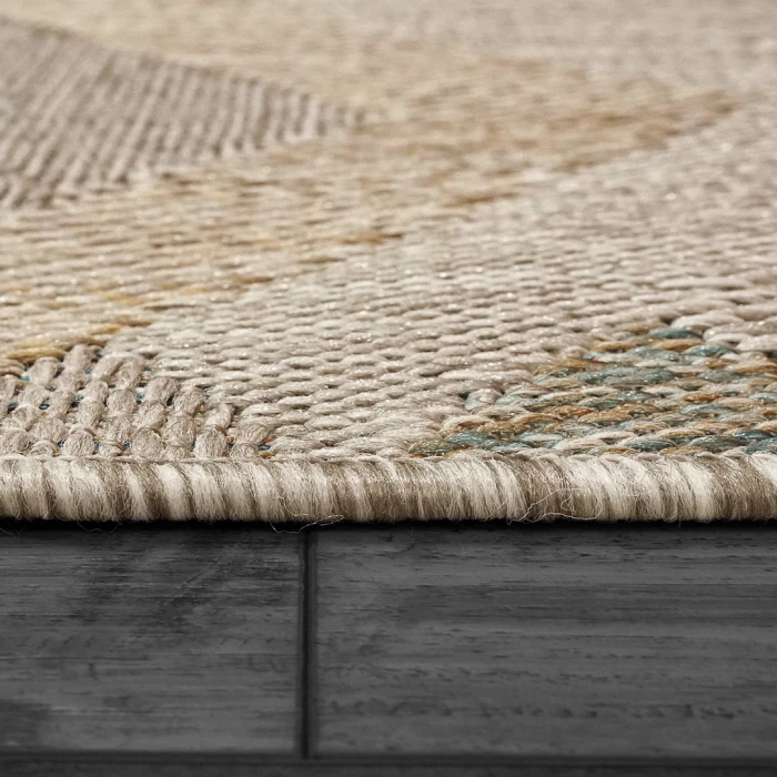 Dynamic Rugs MELISSA Beige/Ivory/Grey 4236 6ft. 7in. x 9ft. 6in. Rect. Rug