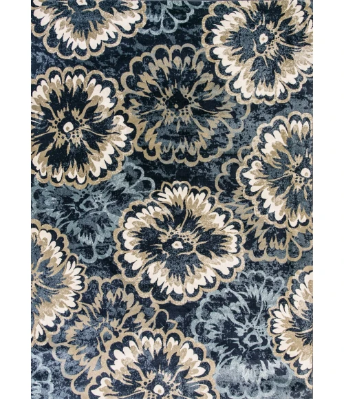 Dynamic Rugs MELODY Anthracite 985013 2ft. 2in. x 10ft. 10in. Rect. Rug