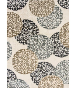 Dynamic Rugs MELODY Ivory 985014 2ft. 2in. x 10ft. 10in. Rect. Rug